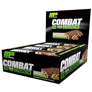 MusclePharm  Combat Sport Bar（コンバットスポーツバー） チョコレートケーキ 12本 各57g（2.01オンス）