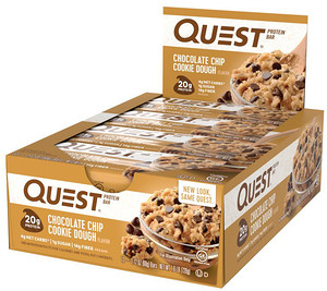 Quest Nutrition(クエスト ニュートリション)プロテインバーチョコレートチップ・クッキー生地味