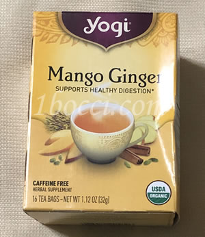 Yogi Tea マンゴージンジャー カフェインフリー