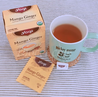 Yogi Tea マンゴージンジャー カフェインフリー甘さの口コミ