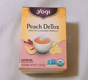 Yogi Tea/Peach DeTox ピーチデトックス カフェインフリー