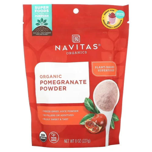 Navitas Organics, オーガニック、ザクロパウダー、8オンス（227g）