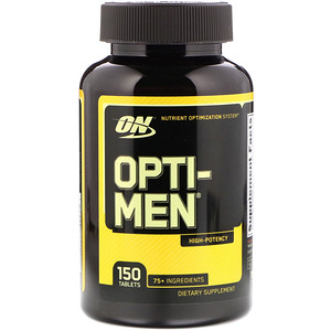 Optimum Nutrition, オプティ-メン, 150錠
