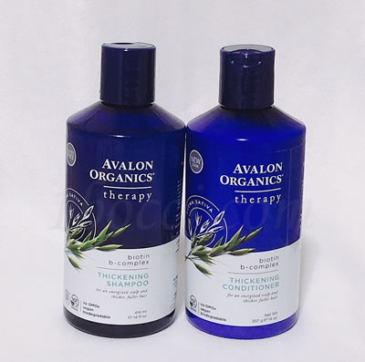 Avalon Organicsビオチンシャンプーと増毛コンディショナーの使用レビュー