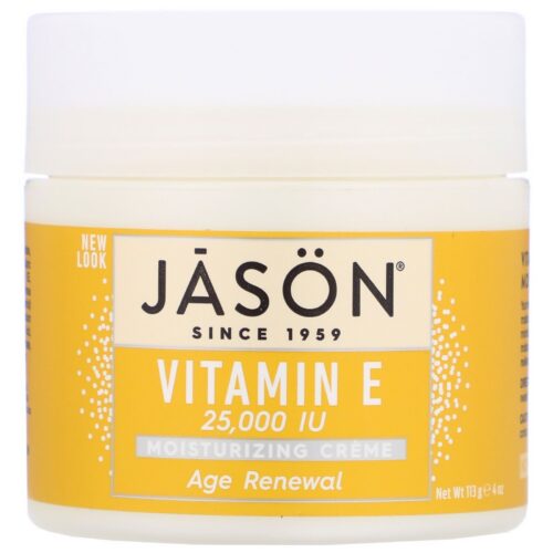 Jason Natural Age Renewal（エイジリニューアル）ビタミンE配合保湿クリーム 25000IU 113g（4オンス）
